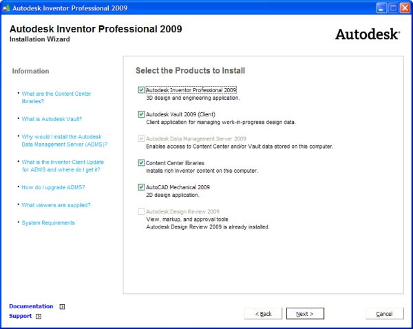 Autodesk Inventor Professional 2009