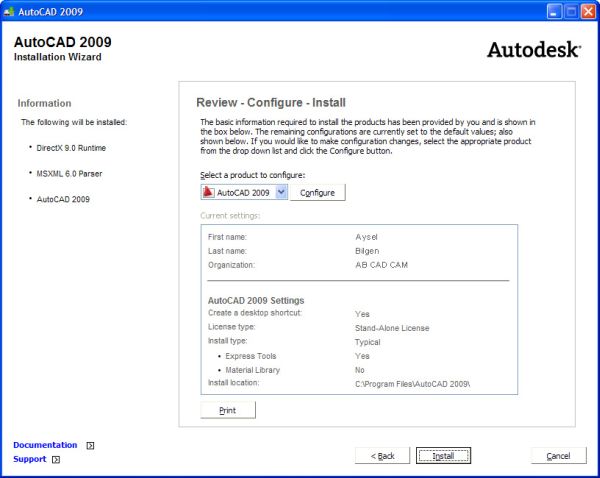 AutoCAD 2009